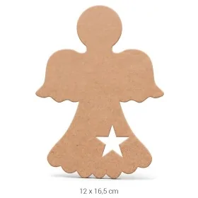 H123 Melek Ham Ahşap Boyanabilir Obje